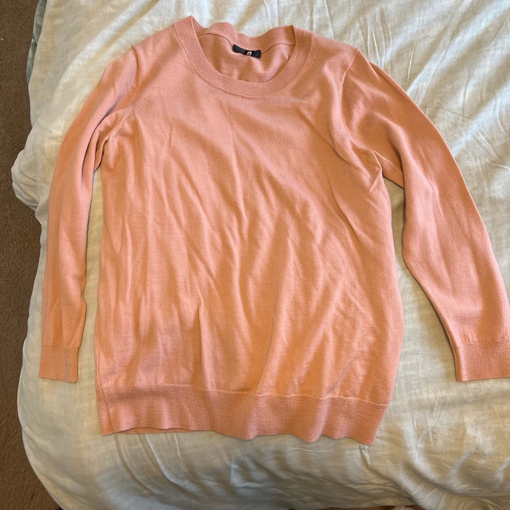 J Crew 3/4 sleeve crewneck sweater for women